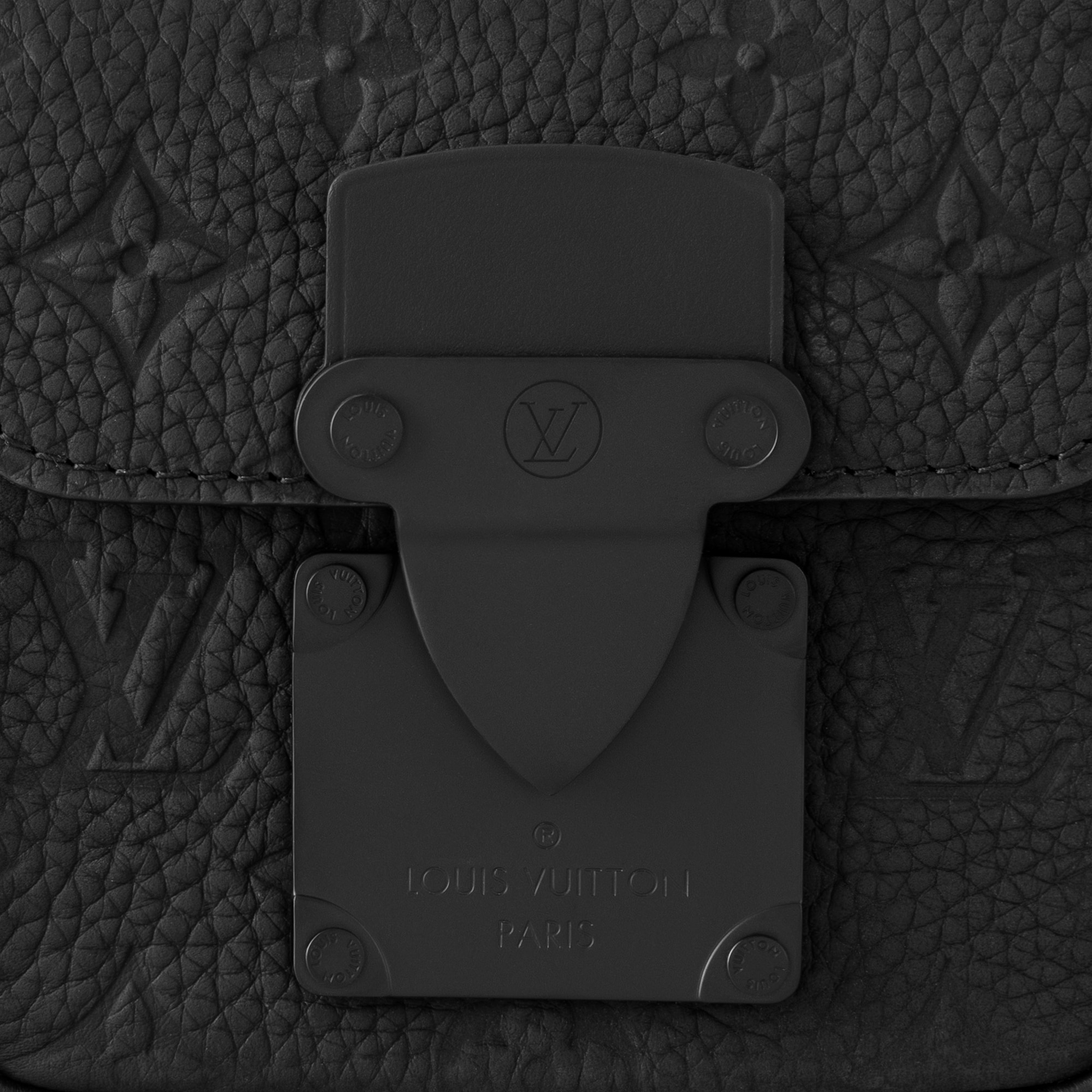 Pico S-Lock Bag - Luxury Taurillon Monogram Black | LOUIS VUITTON